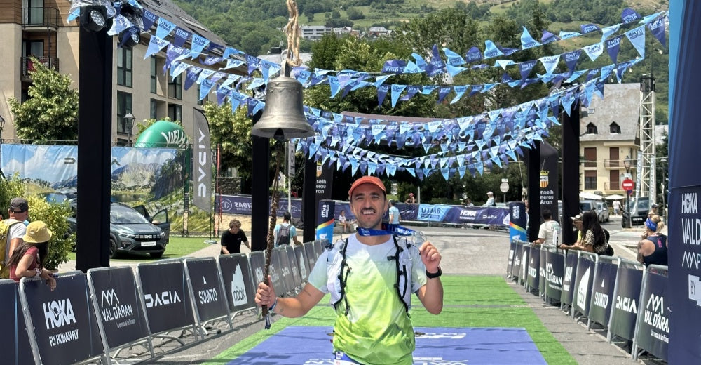 Spanish Trail Runner Samuel Completes UTMB® Val d’Aran — With Haimont by His Side