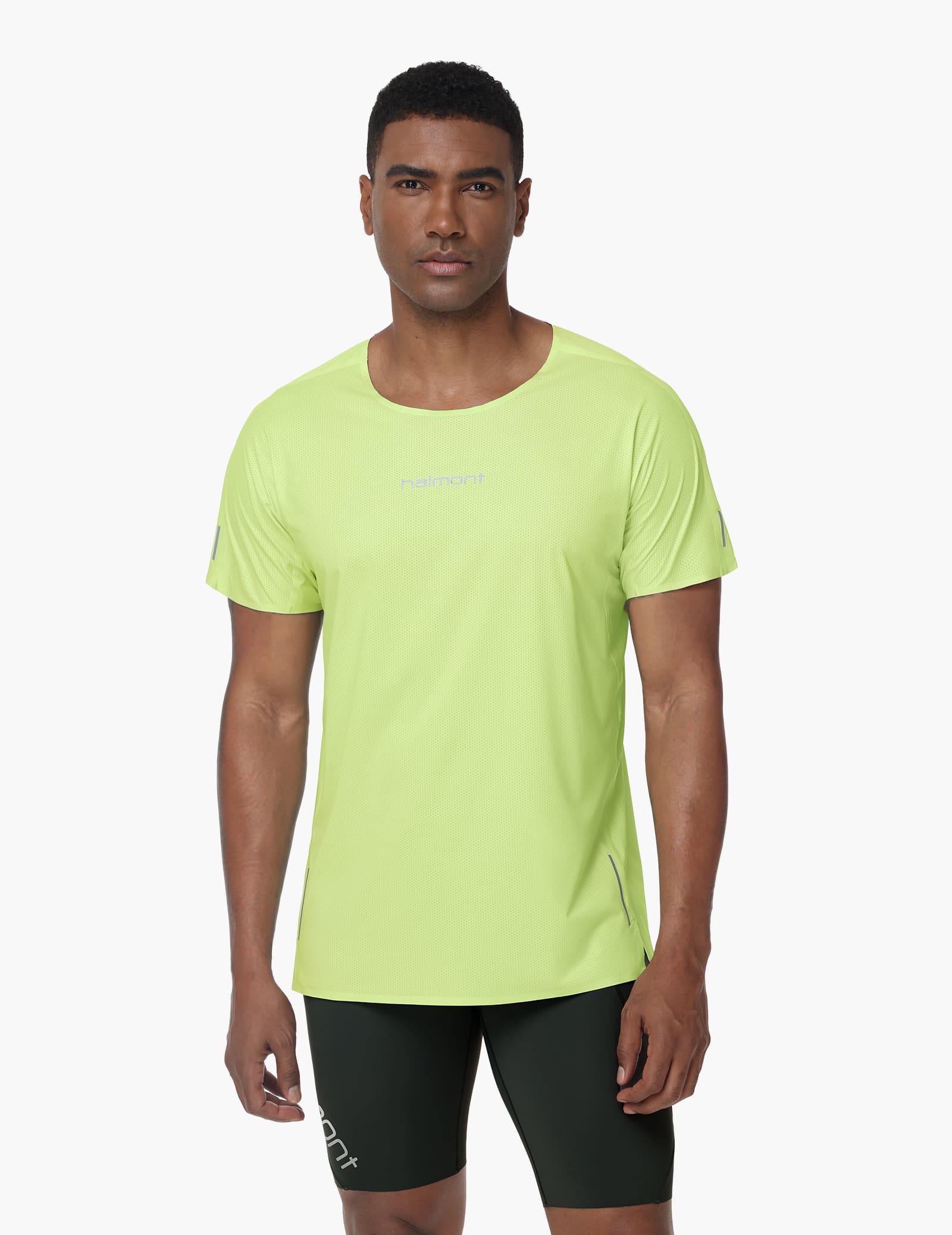 Haimont Men's Mountain Wind Trail T-Shirt in Sprout Green