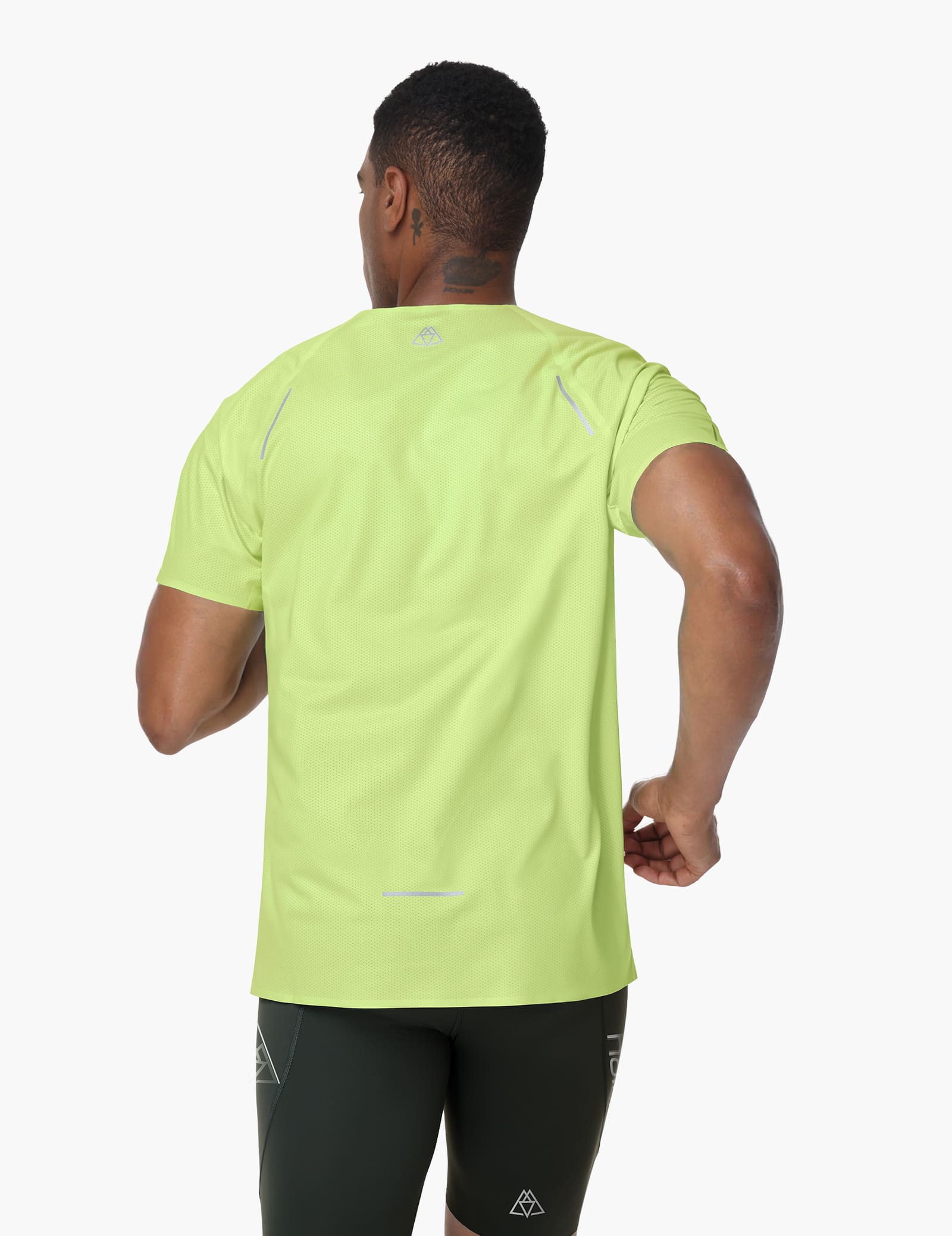 Haimont Men's Mountain Wind Trail T-Shirt in Sprout Green
