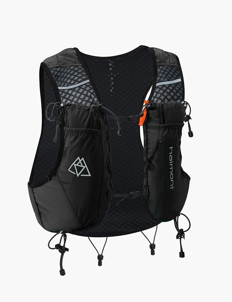 Haimont Unisex UltraLight 10L Trail Running Vest in Black