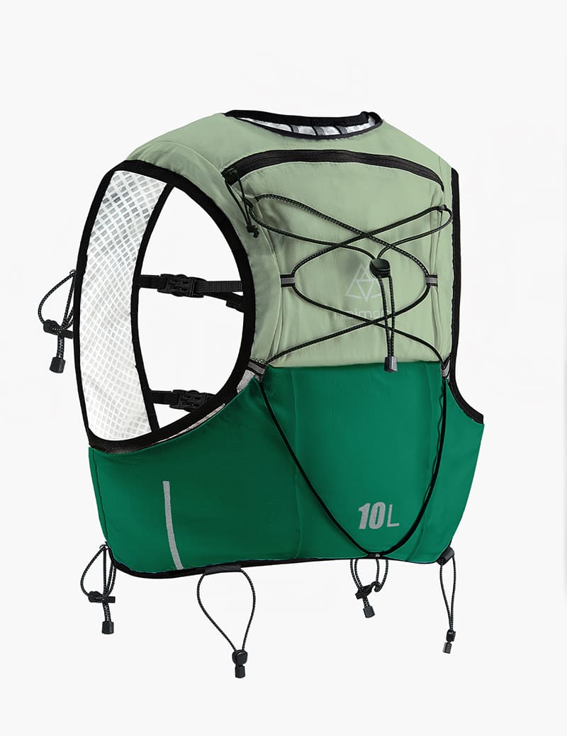 Haimont Unisex UltraLight 10L Trail Running Vest in Green