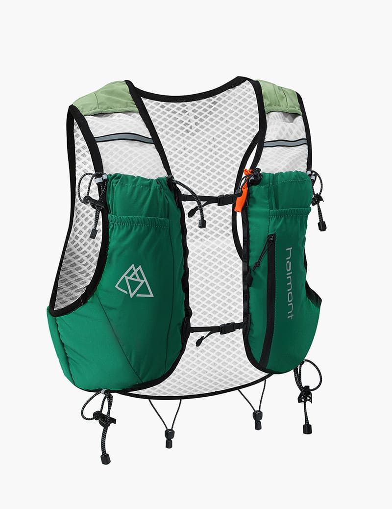 Haimont Unisex UltraLight 10L Trail Running Vest in Green