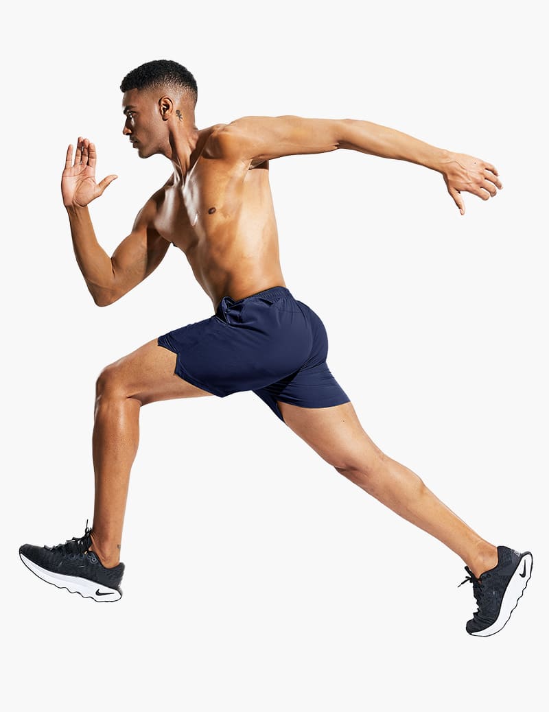 Men's 5 Inch Trail Running Shorts in Navy