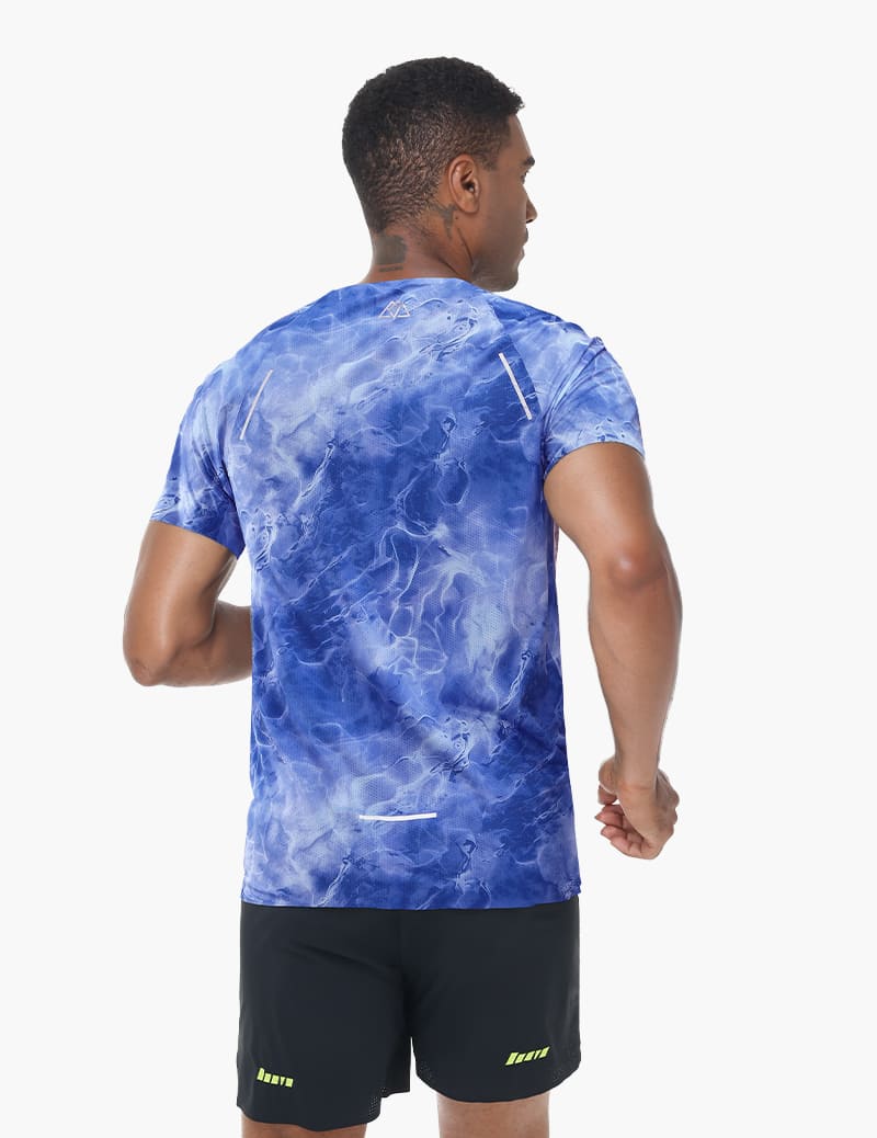 Men's Mountain Breeze Trail T-Shirt in Ocean Blue