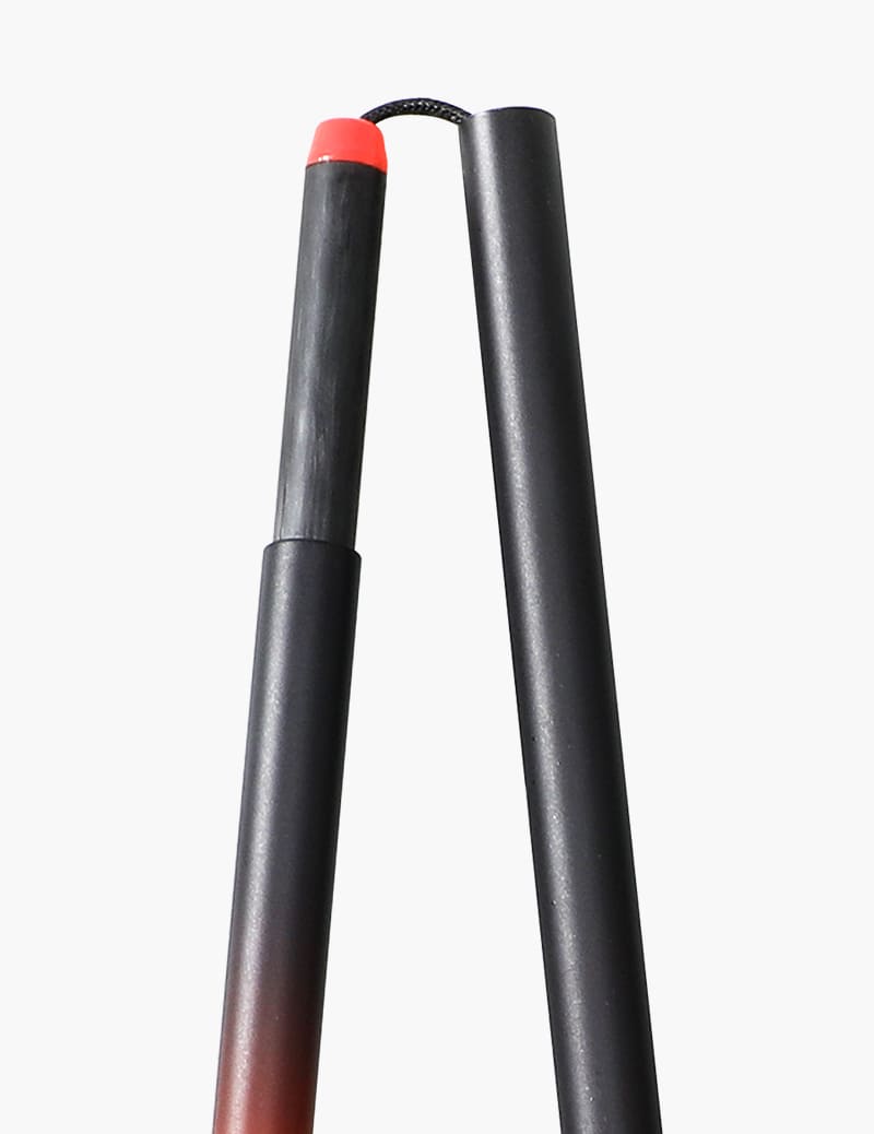 Ultralight Carbon-Aluminum Trekking Pole in Black Red