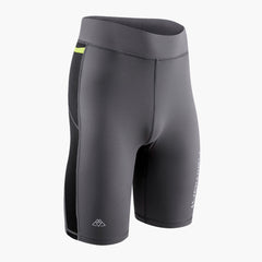 HAIMONT Men Tights Men's Trail Running Ultimate Comfort Compression Shorts Half Tight 8"