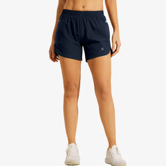 Women's Trail Running Shorts with Liner 5 inch Dry Fit Shorts