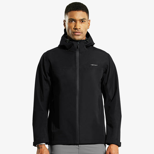 Men’s Waterproof Hooded Rain Jacket Outdoor Windbreaker
