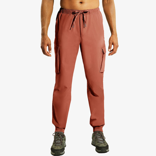 Men's Quick Dry Hiking Cargo Joggers with 6 Pockets