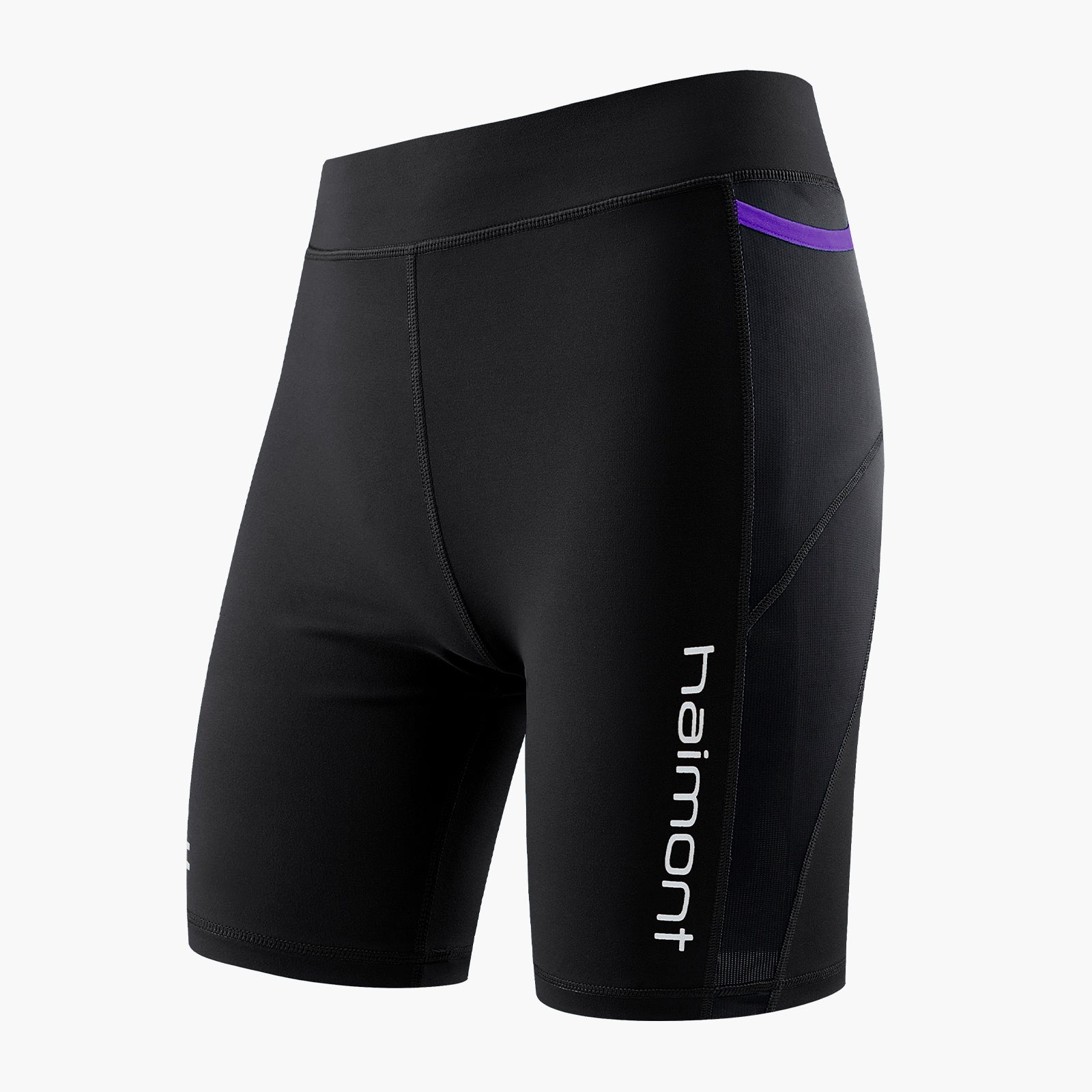 HAIMONT Women Tights Women's Trail Running Ultimate Comfort Compression Shorts Half Tight 8"