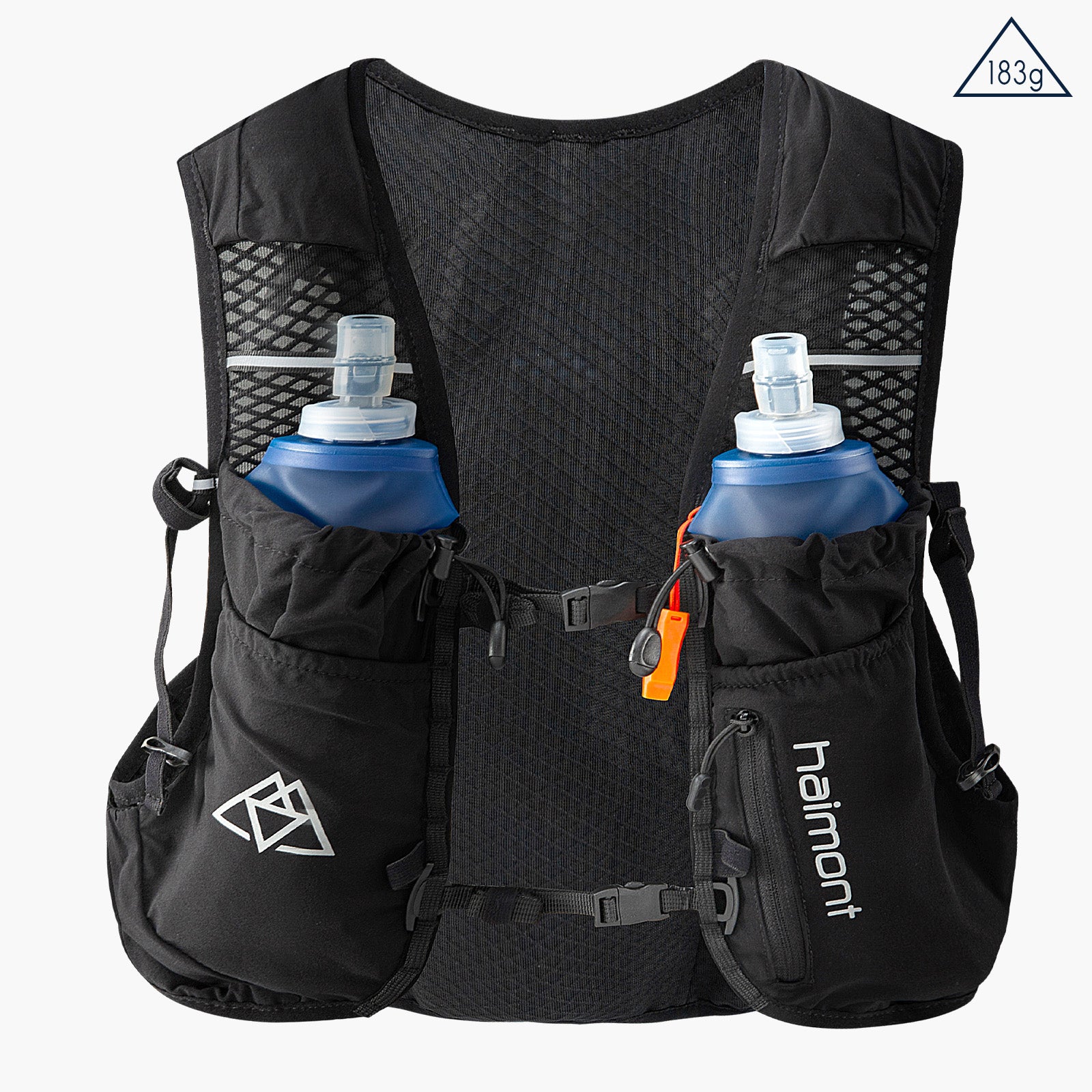 HAIMONT Running Packs Black / S UltraLight 8L Trail Running Vest Unisex for 35 KM+ Runs