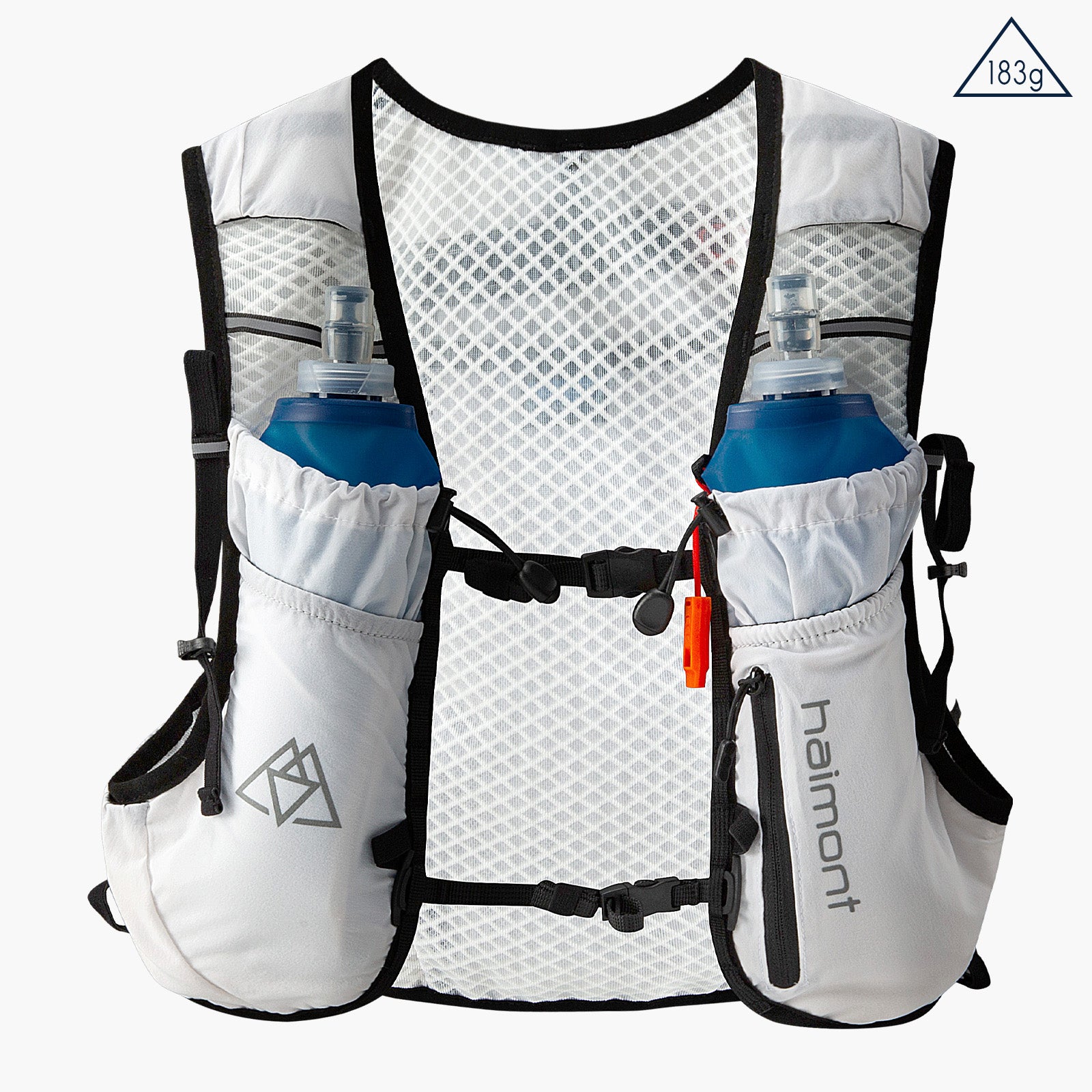 HAIMONT Running Packs White / S UltraLight 8L Trail Running Vest Unisex for 35 KM+ Runs