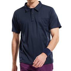 Men’s Polo Shirts with Pocket Moisture Wicking Collared T-Shirts