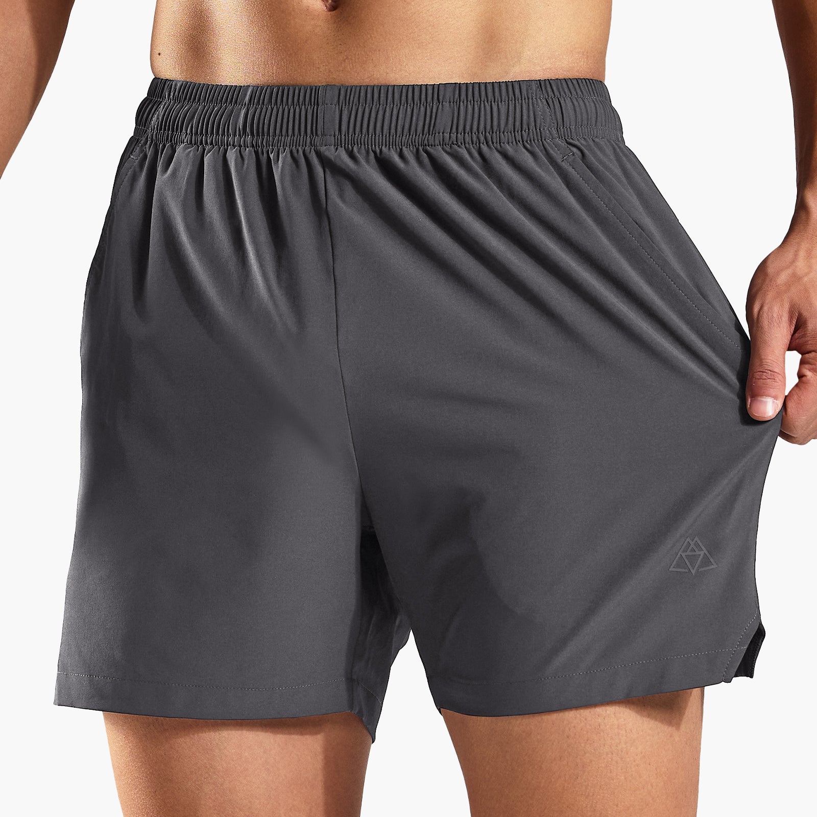 HAIMONT Men Shorts Men's Dry Fit Running Athletic Shorts with Pockets, 5 Inch