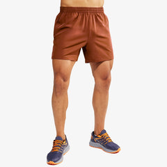 Men's Workout Running Shorts 5 Inches with Zipper Pockets