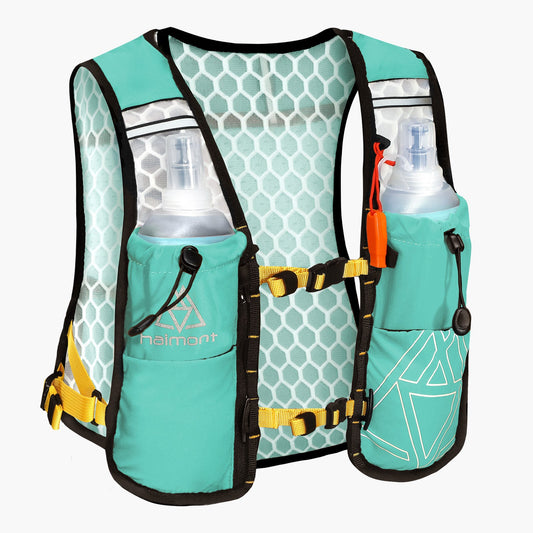 Haimont Running Packs Kid's Hydration Vest Pack Lightweight With Soft Flasks