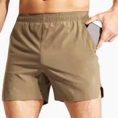 HAIMONT Men Shorts Men's Dry Fit Running Athletic Shorts with Pockets, 5 Inch