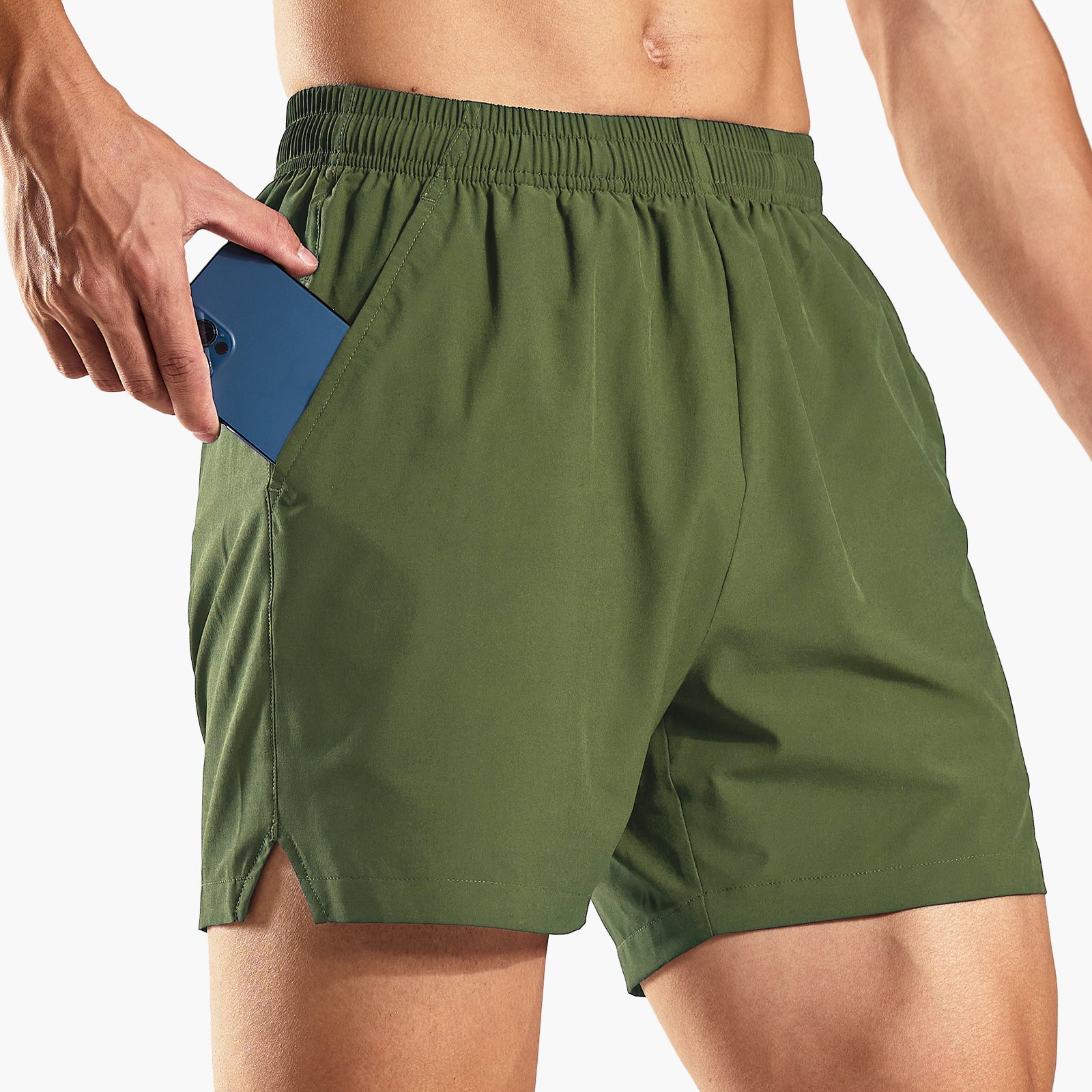 HAIMONT Men Shorts Men's Dry Fit Running Athletic Shorts with Pockets, 5 Inch