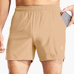 HAIMONT Men Shorts Men's Dry Fit Running Athletic Shorts with Pockets, 5 Inch
