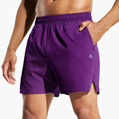 HAIMONT Men Shorts Men's Dry Fit Running Athletic Shorts with Pockets, 5 Inch