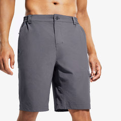 Men's 10" Hiking Cargo Shorts with Zipper Pockets