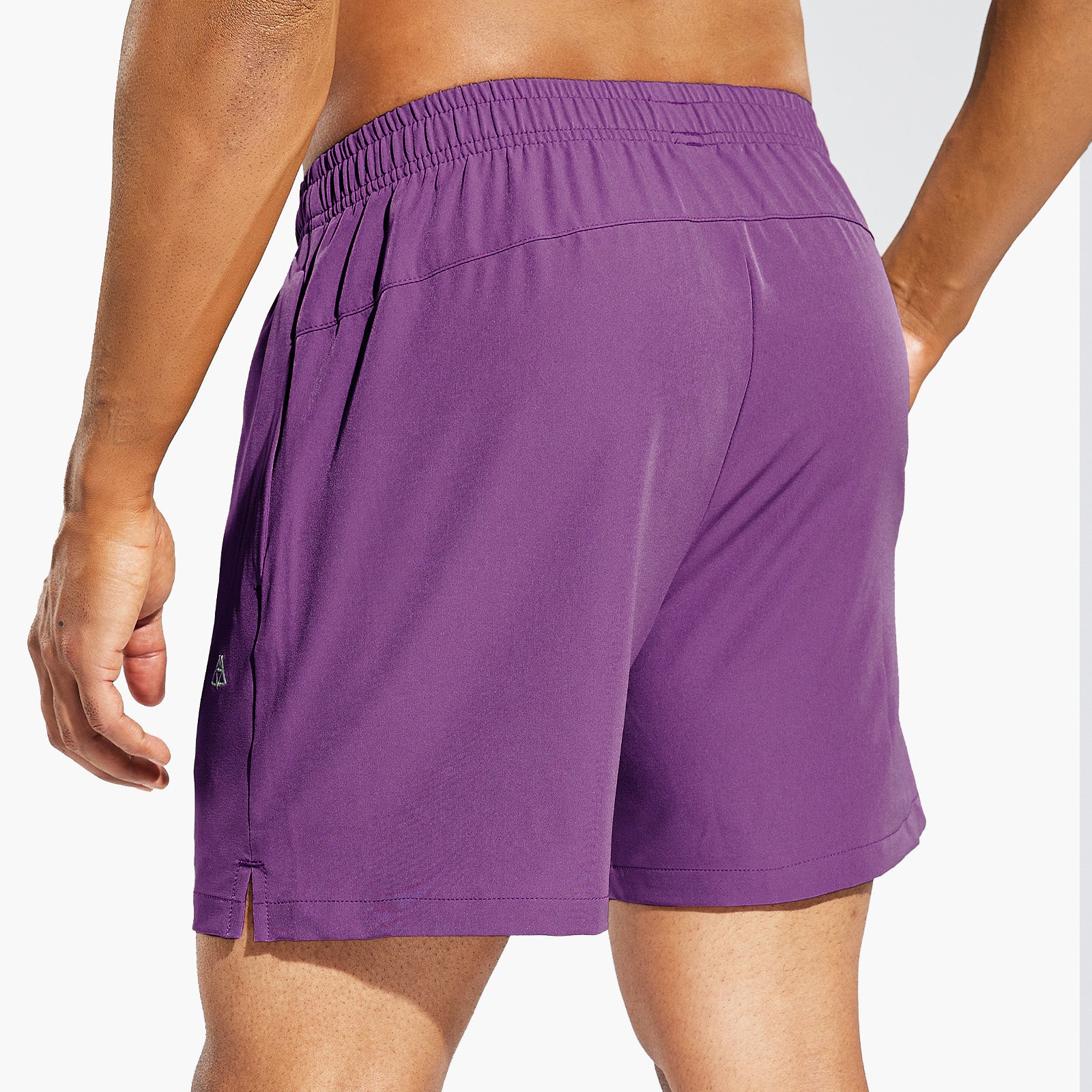 HAIMONT Men Shorts Men's 5" Running Athletic Shorts Quick Dry with Zip Pockets