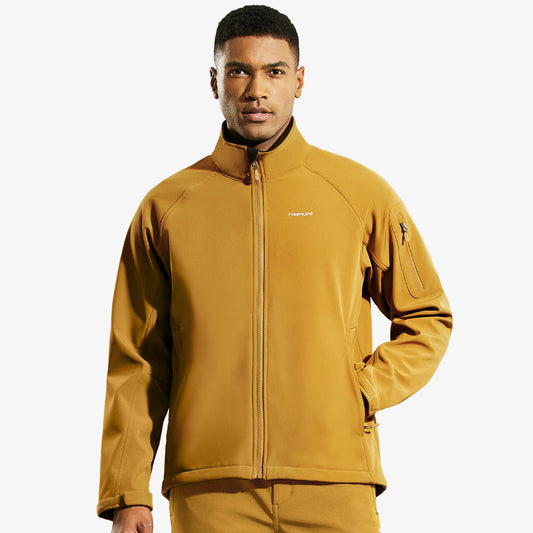 Men's Softshell Jacket Fleece Lined Lightweight Winter Coat