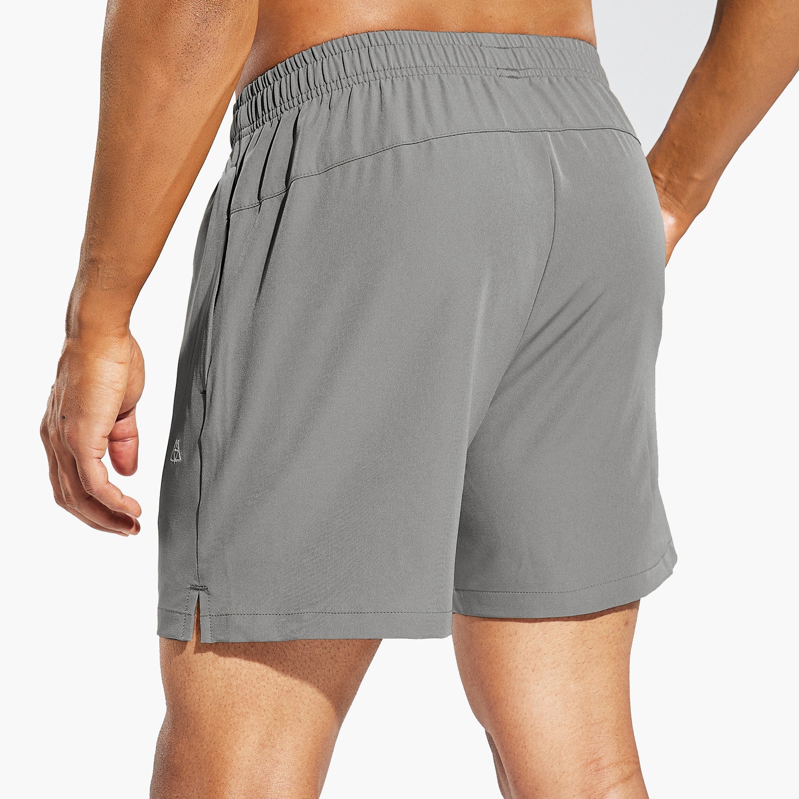 HAIMONT Men Shorts Men's 5" Running Athletic Shorts Quick Dry with Zip Pockets
