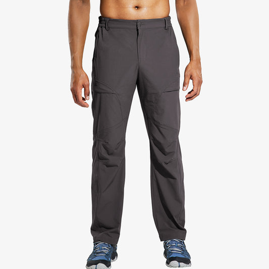Men's Hiking Pants Quick Dry Cargo Pants with 6 Zip Pockets