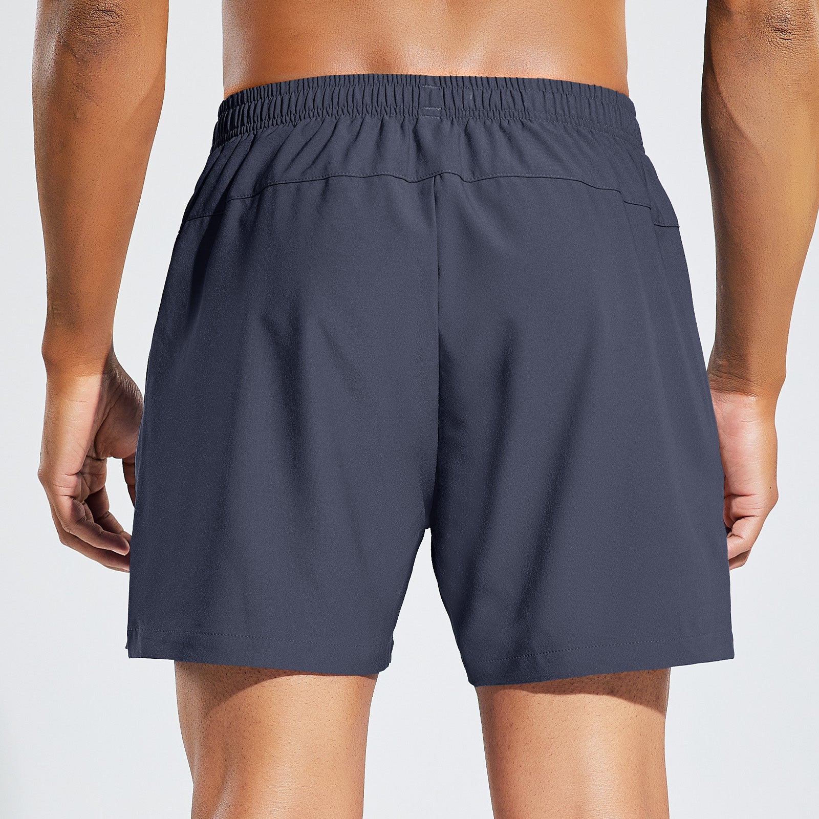 HAIMONT Men Shorts Men's 5" Running Athletic Shorts Quick Dry with Zip Pockets