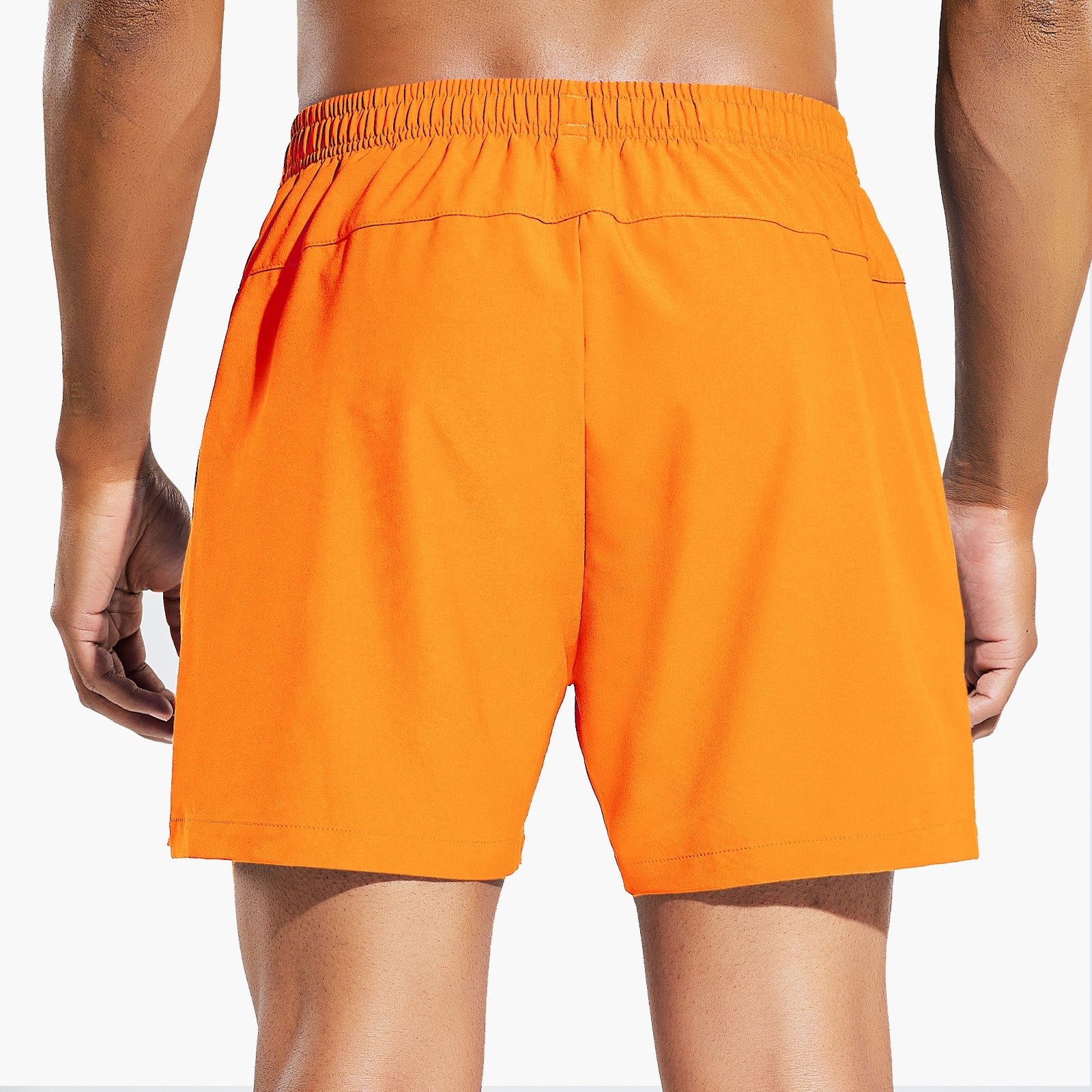 HAIMONT Men Shorts Men's 5" Running Athletic Shorts Quick Dry with Zip Pockets