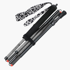HAIMONT Poles Ultralight Carbon-Aluminum Trekking Poles – Foldable Trail Running Poles for Speed & Stability