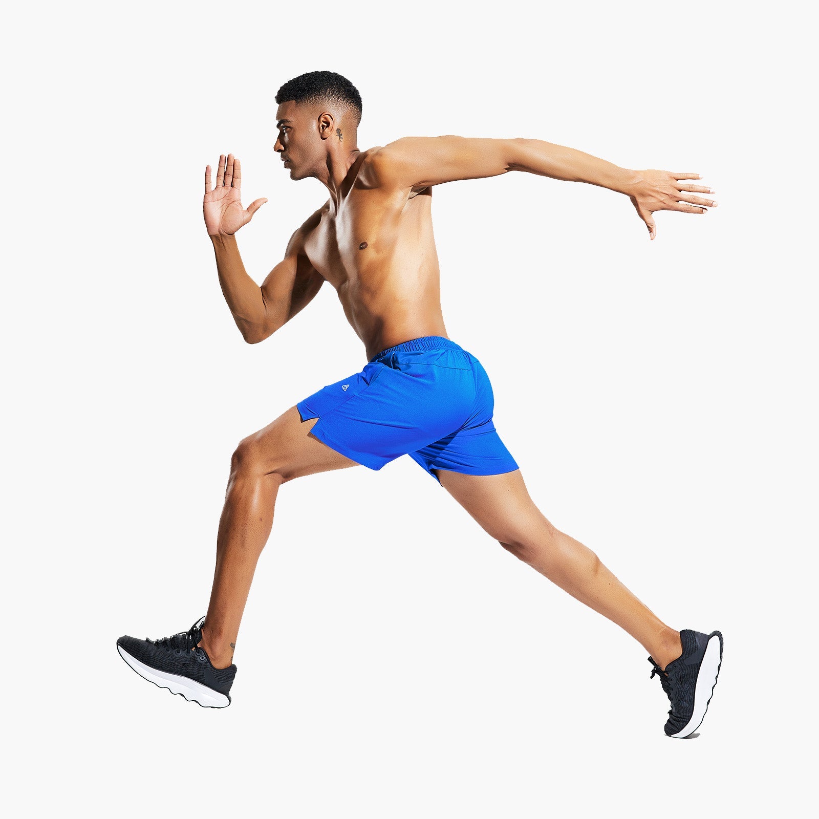 HAIMONT Men Shorts Men's 5" Running Athletic Shorts Quick Dry with Zip Pockets