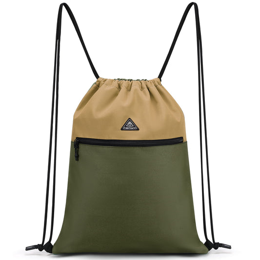Gym Drawstring Bag Sackpack with Wet Compartment