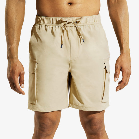 Men's Quick Dry Hiking Cargo Shorts with Pockets 7 Inch