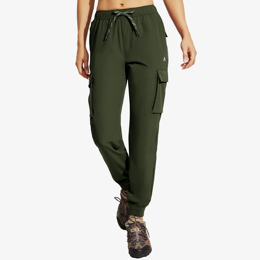 Women's Cargo Hiking Jogger Pants with Pockets