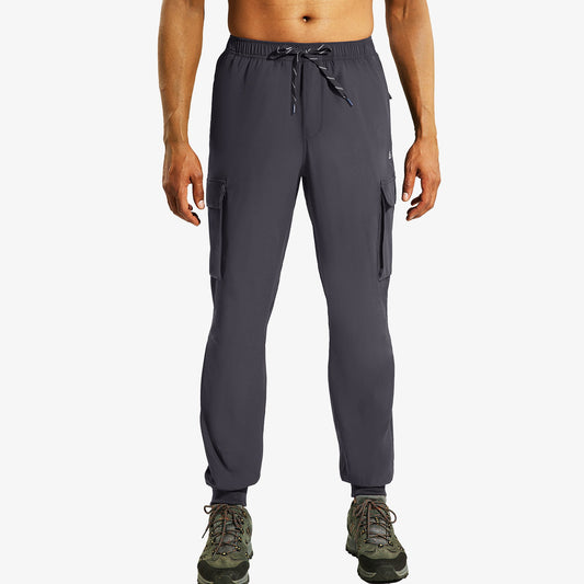 Men's Quick Dry Hiking Cargo Joggers with 6 Pockets