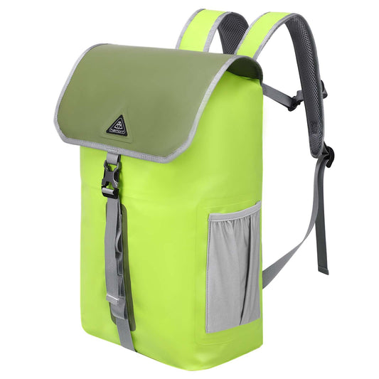 Roll-top Dry Backpack Waterproof Dry Bag Flap Closure