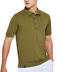 Men’s Polo Shirts Dry Fit Collared Sports Golf T-Shirts