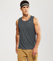 Men’s Sleeveless Workout Tank Tops Quick Dry Muscle Shirts