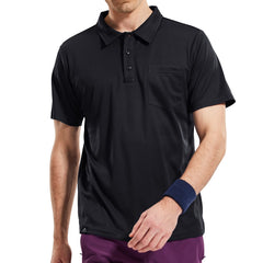 Men’s Polo Shirts with Pocket Moisture Wicking Collared T-Shirts