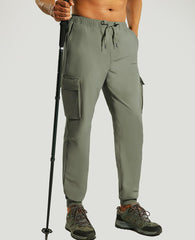 Men's Quick Dry Hiking Cargo Joggers with 6 Pockets