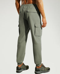 Men's Quick Dry Hiking Cargo Joggers with 6 Pockets