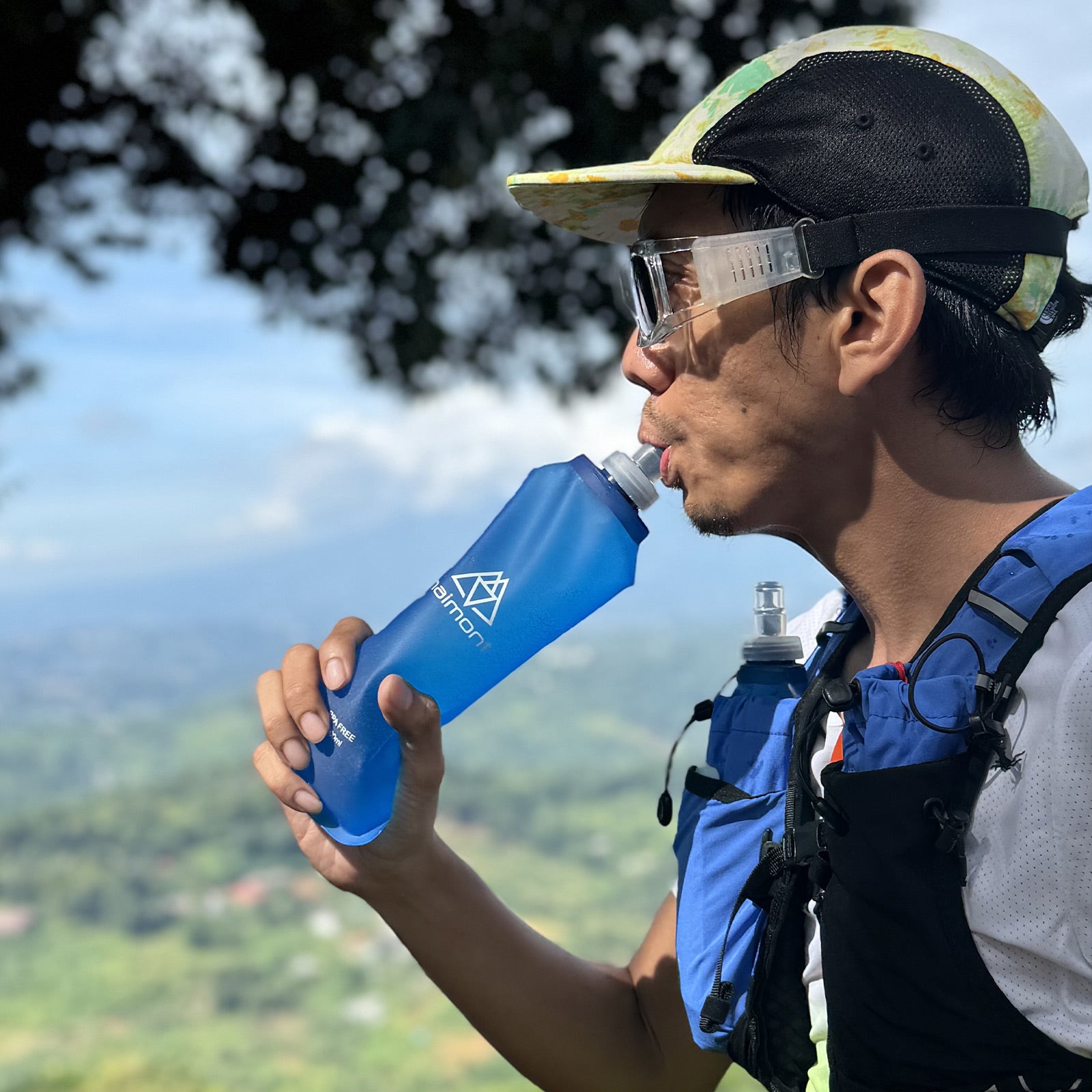 HAIMONT Flask Blue TPU Soft Flask 500ml