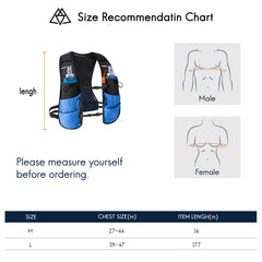 HAIMONT Running Packs Trail Running Hydration Vest Pack 5L Lightweight Run Water Vest