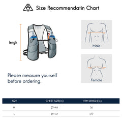 HAIMONT Running Packs Trail Running Hydration Vest Pack 5L Lightweight Run Water Vest