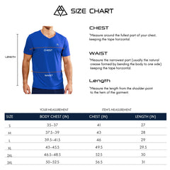Men's V-Neck Athletic T-Shirts Lightweight Workout Tees