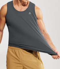 Men’s Sleeveless Workout Tank Tops Quick Dry Muscle Shirts