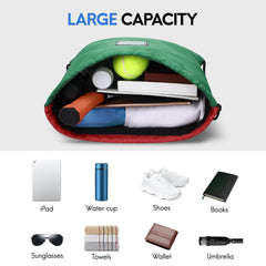 Gym Drawstring Bag Sackpack with Wet Compartment
