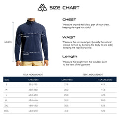 Men’s Quarter Zip Fleece Pullover Jacket with Pocket